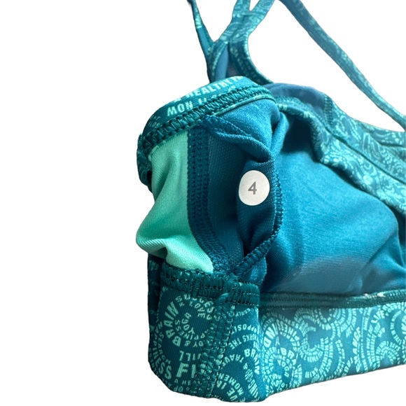 Lululemon Flow Y Bra Foil Manifesto - Picture 6 of 8